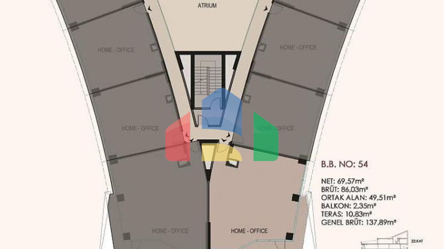Квартира 1+1 в Стамбуле
