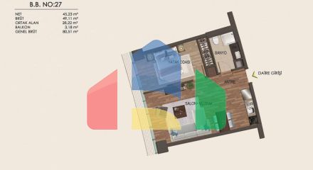 Квартира 1+1 в Стамбуле Квартира 1+1 в Стамбуле