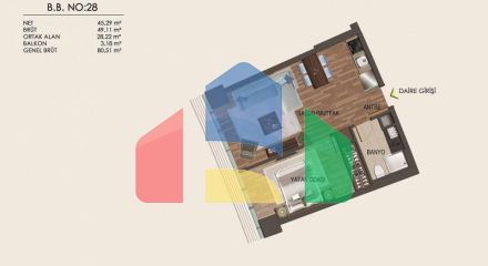 Квартира 1+1 в Стамбуле Квартира 1+1 в Стамбуле