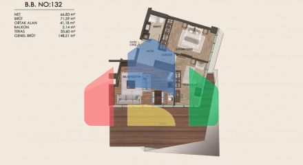 Квартира 1+1 в Стамбуле Квартира 1+1 в Стамбуле