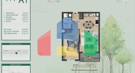 Квартира 3+1 в Стамбуле Квартира 3+1 в Стамбуле