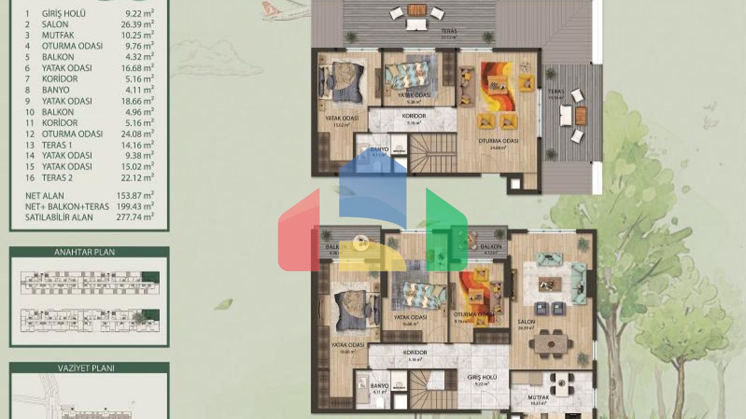 Квартира 3+1 в Стамбуле