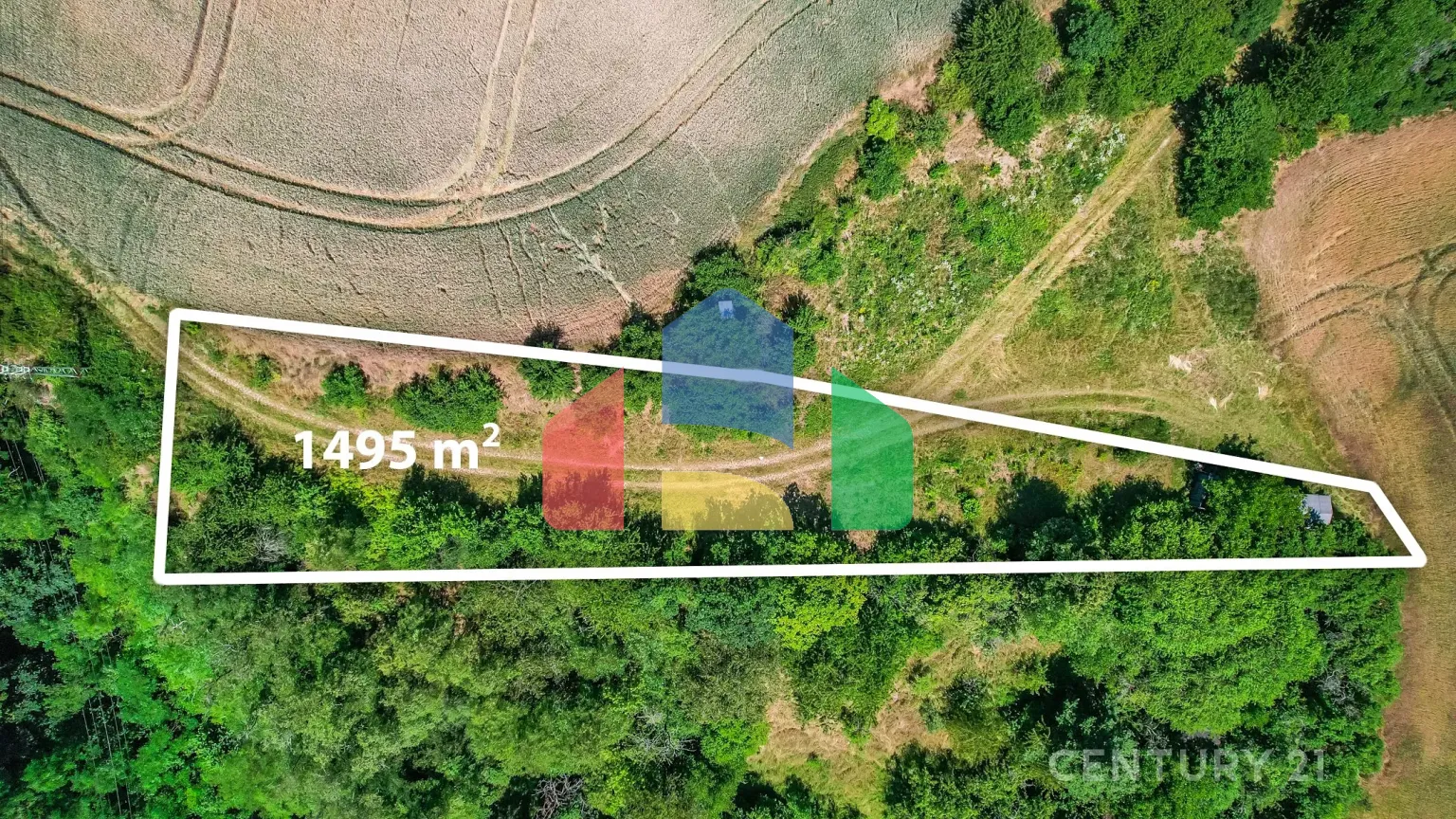 На продажу сельскохозяйственные земли 1495 m²