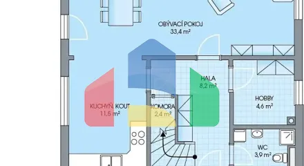 На продажу семейные дома 127 m², земельный участок 540 m²