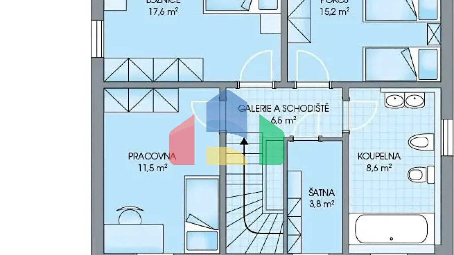 На продажу семейные дома 127 m², земельный участок 540 m²