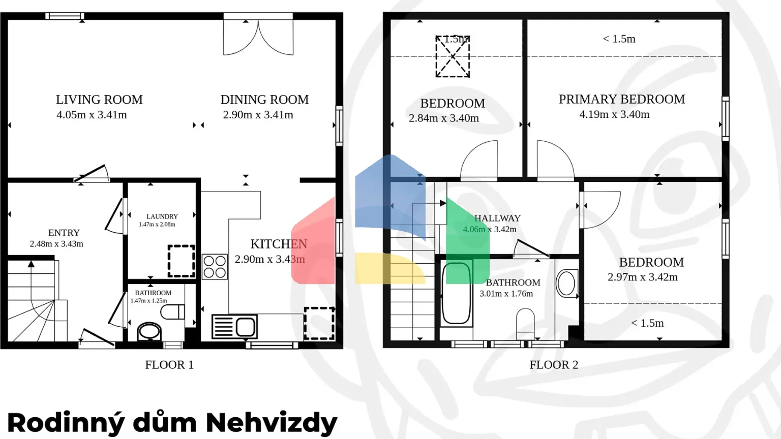 На продажу семейные дома 96 m², земельный участок 293 m²