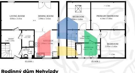 На продажу семейные дома 96 m², земельный участок 293 m²